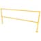 Vestil Steel Square Safety Handrail 98-1/2 In. x 4 In. x 42 In. Yellow SQ-96 - alternate 2